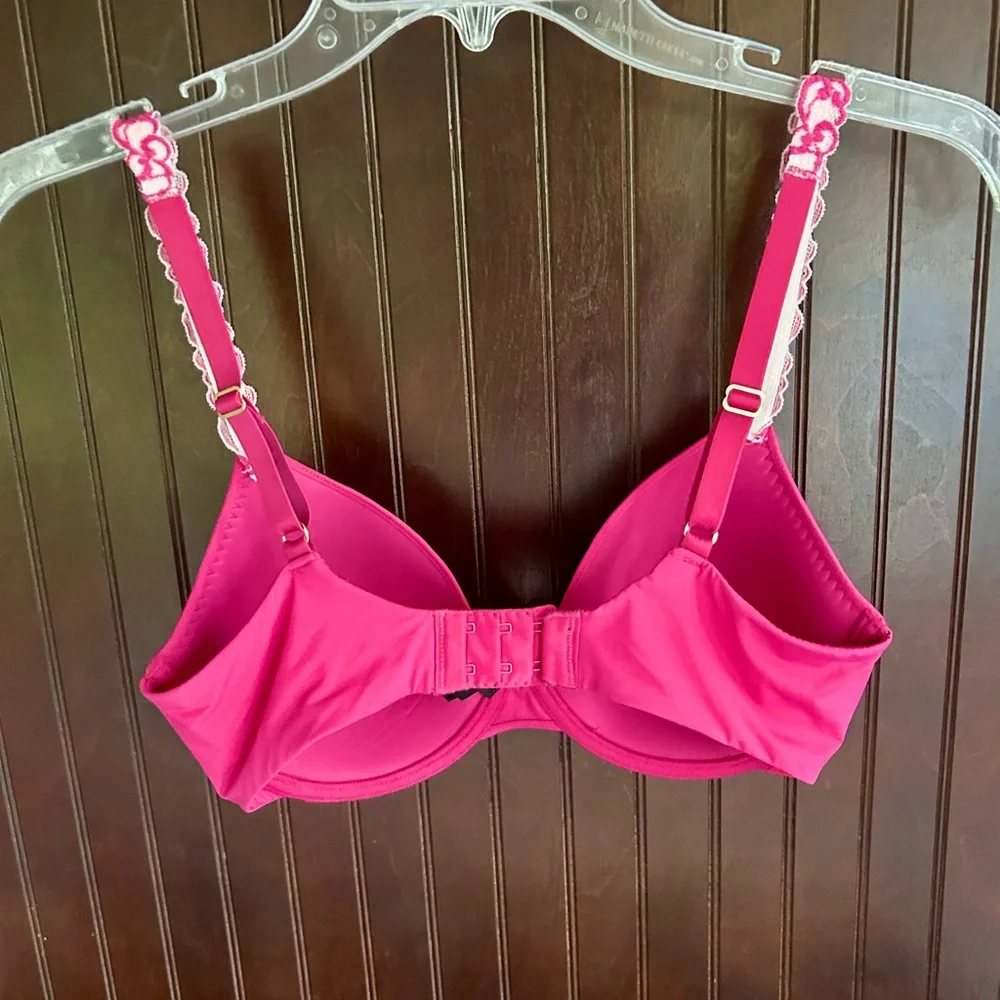 NATORI Pure Luxe Custom Coverage Contour Underwire Bra Embroidered Straps | 32D
